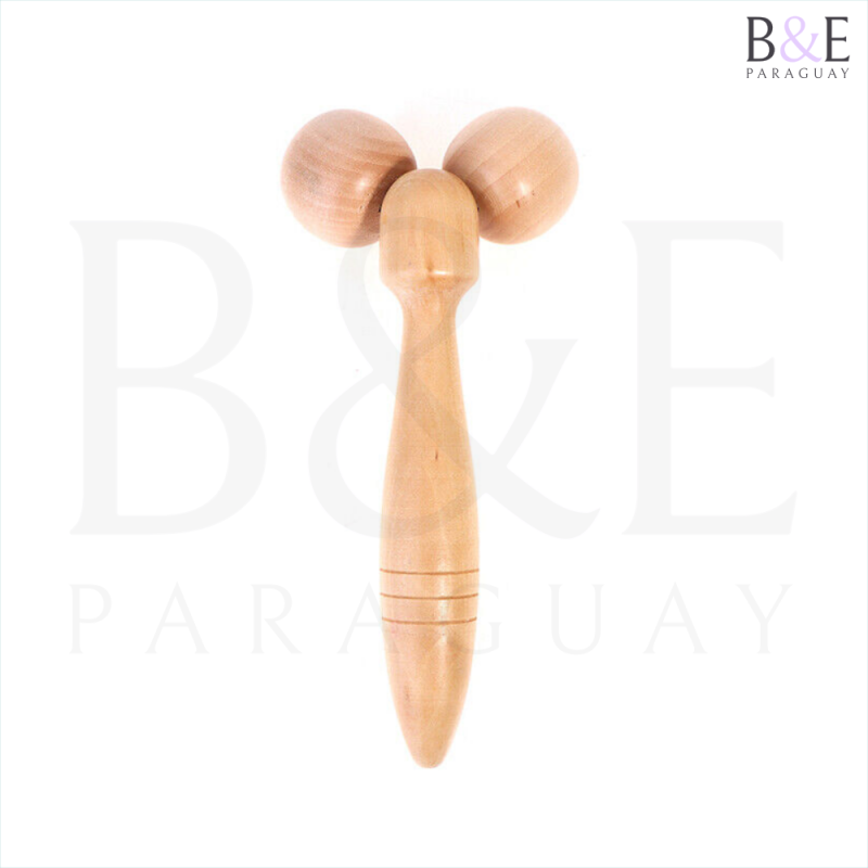 Madero Masajeador de dos Rodillos