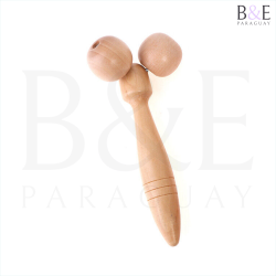 Madero Masajeador de dos Rodillos